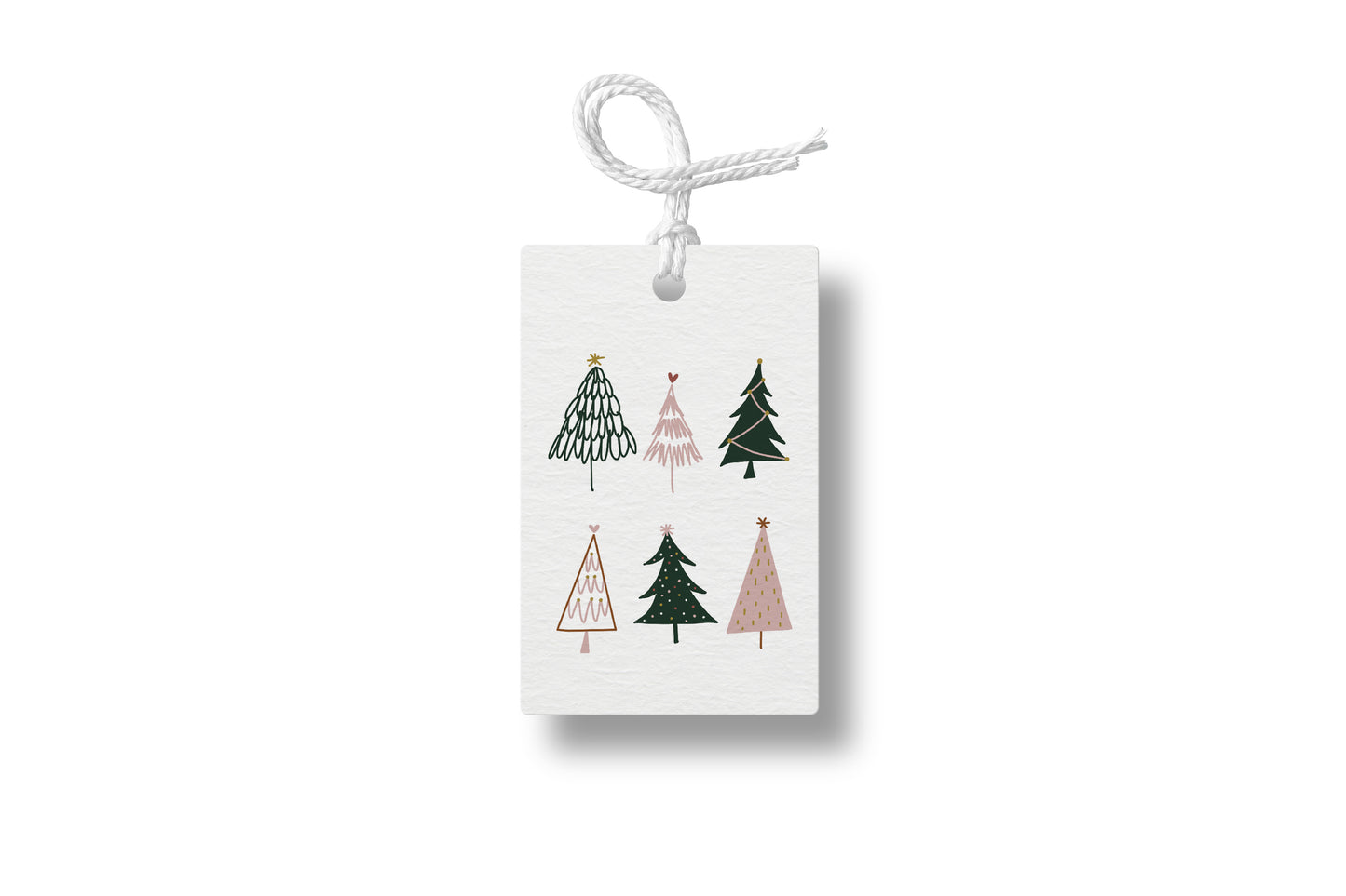 Christmas 8 Pack Mixed Tags